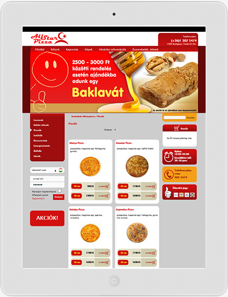 neuwebSHOP keresőoptimalizált online üzlet