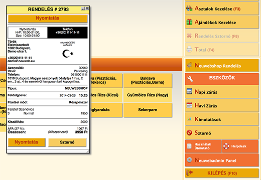 neuwebDESK: fogadja rendeléseit online